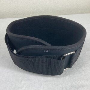 RitFit Weight Lifting Belt Small Black Padded Adjustable Strength Belt